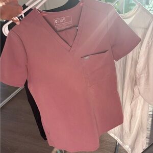 Figs mauve Catarina top